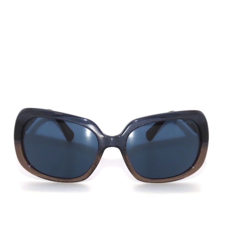 Coach 8178 (L1591) 547480 Denim Taupe Glitter Gradient Blue Sunglasses - Picture 2 of 5